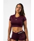 Crop top otvorenih leđa STRONG BEAUTY 430 TAMNOCRVENA Nebbia