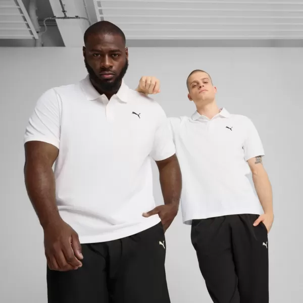  Muška majica s kragnom PUMA ESS PIQUE POLO 682554-02 BIJELA 