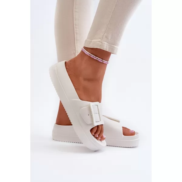 Ženske papuče BIG STAR NN274A661 WHITE Big Star Shoes 