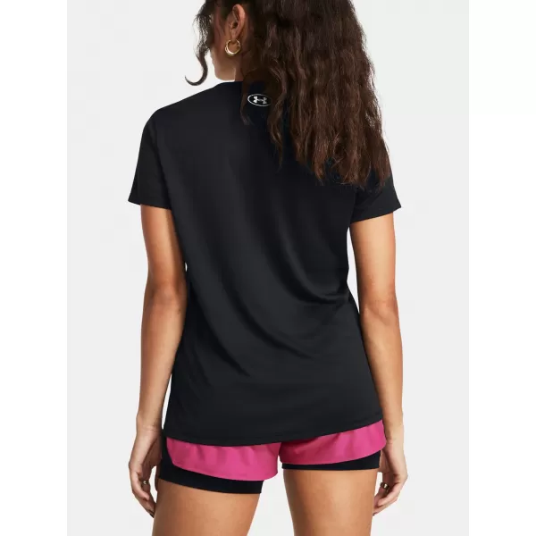  Ženska majica kratkih rukava UNDER ARMOUR TECH SSV- SOLID 1384229-001 CRNA 