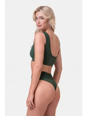 Bikini Active Black - bralette top 554 DARK GREEN Nebbia