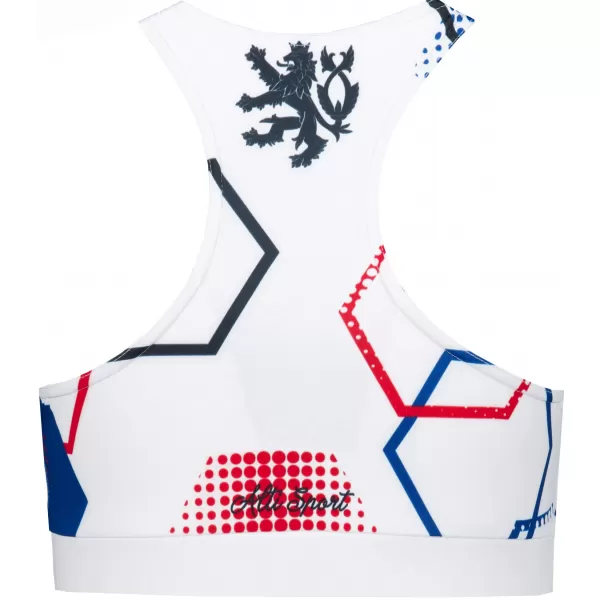  Ženski premium funkcionalni sportski grudnjak ALTISPORT VOJ/ALW036POD01 HEKSA BIJELA 