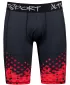 Muške sportske tajice iznad koljena premium ALTISPORT VOJ/ALM109LEG02 CRVENO/CRNO
