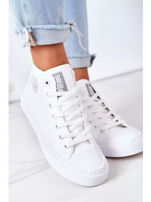 Ženske kožne gležnjače BIG STAR GG274016 WHITE Big Star Shoes