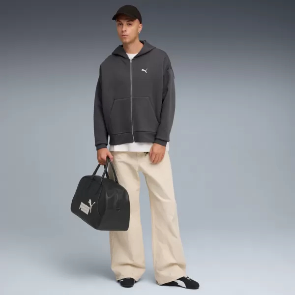  Muška dukserica PUMA WARDROBE ESS BOXY FULL-ZIP HOODIE DK 632066-44 SIVA 