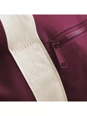 | BG 140 BURGUNDY/OFF WHITE BagBase