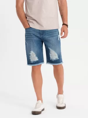Kratke hlače OMBRE OM-SRDS-0157 PLAVI