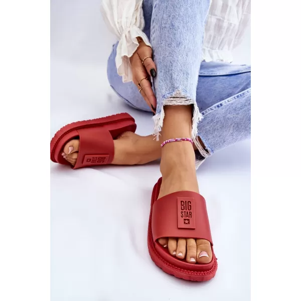  Ženske papuče BIG STAR LL274430 RED Big Star Shoes 