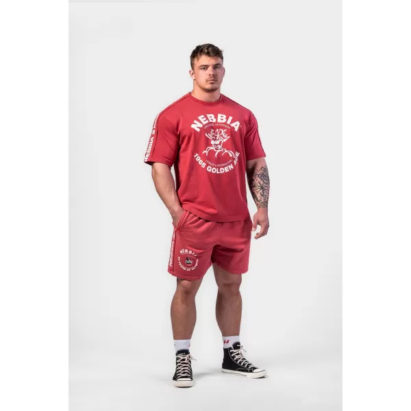  Isprana oversized majica GOLDEN AGE 790 RED Nebbia 