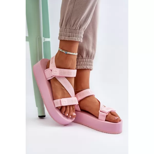  Ženske sandale BIG STAR NN274A533 PINK Big Star Shoes 