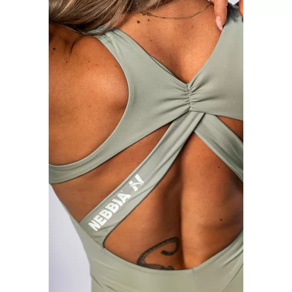  Fitnes kombinezon za oblikovanje STRONG BEAUTY 427 SVIJETLO ZELENI Nebbia 