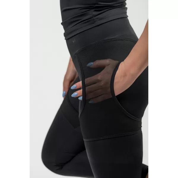  Ženske sportske tajice s INTENSE Mesh 838 BLACK Nebbia 