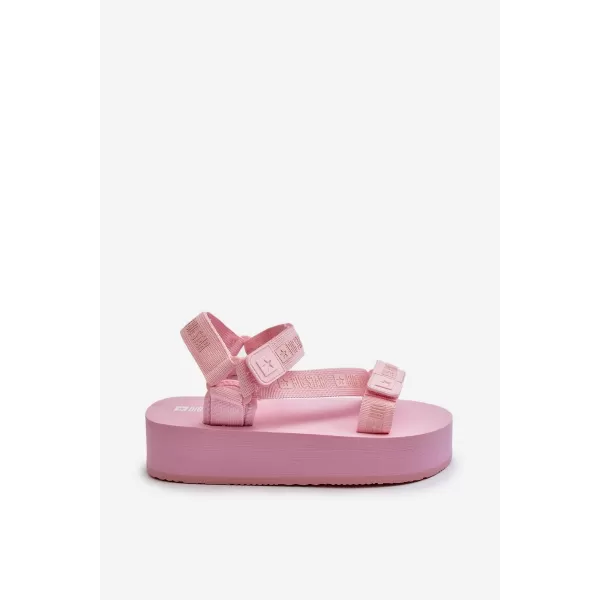  Ženske sandale BIG STAR NN274A533 PINK Big Star Shoes 