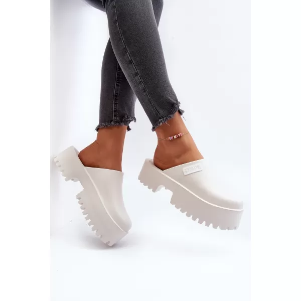  Ženske papuče BIG STAR NN274015 WHITE Big Star Shoes 