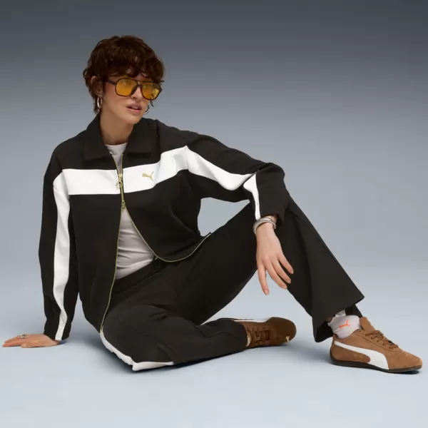  Ženska jakna PUMA T7 RELAXED TRACK JACKET 632137-01 CRNI 