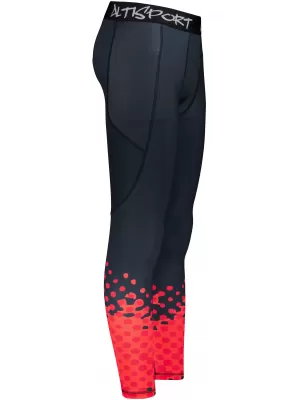 Muške duge premium sportske tajice ALTISPORT VOJ/ALM109LEG01 CRVENO/CRNO