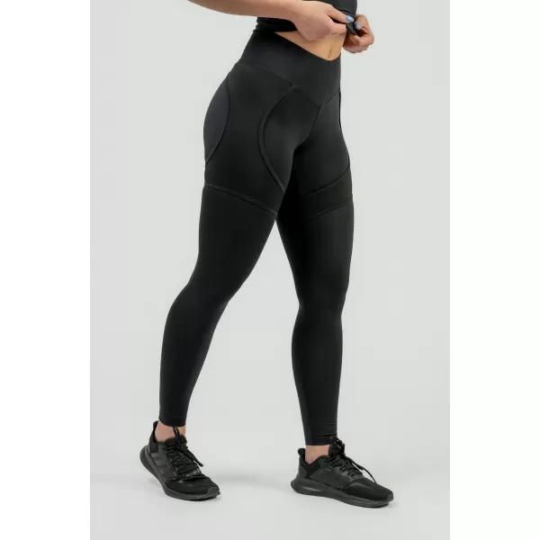  Ženske sportske tajice s INTENSE Mesh 838 BLACK Nebbia 