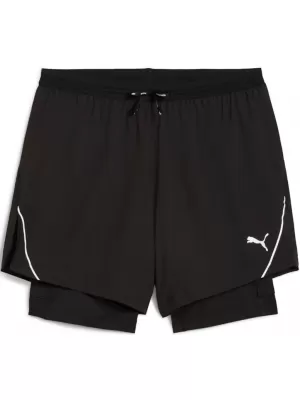 Kratke hlače PUMA M RUN ULTRAWEAVE 2IN1 5"" SHORT​ 526635-01 CRNI