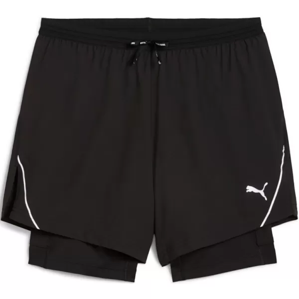  Kratke hlače PUMA M RUN ULTRAWEAVE 2IN1 5"" SHORT​ 526635-01 CRNI 