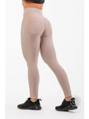 Tajice visokog struka s efektom podizanja Bubble Butt 587 CREAM Nebbia