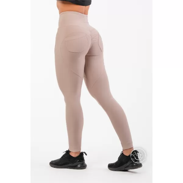  Tajice visokog struka s efektom podizanja Bubble Butt 587 CREAM Nebbia 
