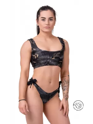 Bikini Active Black - gornji dio bralette 554 VOLCANIC BLACK Nebbia