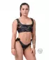 Bikini Active Black - gornji dio bralette 554 VOLCANIC BLACK Nebbia