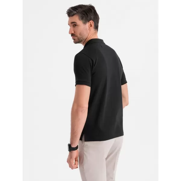  Muški majica OMBRE OM-POSS-0148 CRNI 
