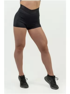 Ženske kompresijske kratke hlače visokog struka INTENSE Leg Day 832 BLACK Nebbia