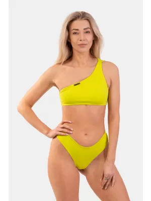 Top bikini bandeau na jedno rame - gornji dio 448 GREEN Nebbia