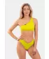 Top bikini bandeau na jedno rame - gornji dio 448 GREEN Nebbia