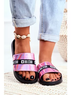 Modne ženske papuče BIG STAR GG274008 PINK Big Star Shoes