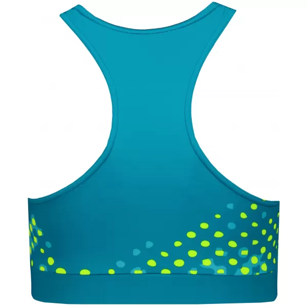  Ženski premium funkcionalni sportski grudnjak ALTISPORT VOJ/ALW109POD01 SMARAGDNO/FLUO ŽUTA 
