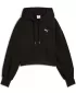 Ženska majica PUMA WARDROBE ESS RELAXED CROPPED HOODIE TR 629746-01 CRNI