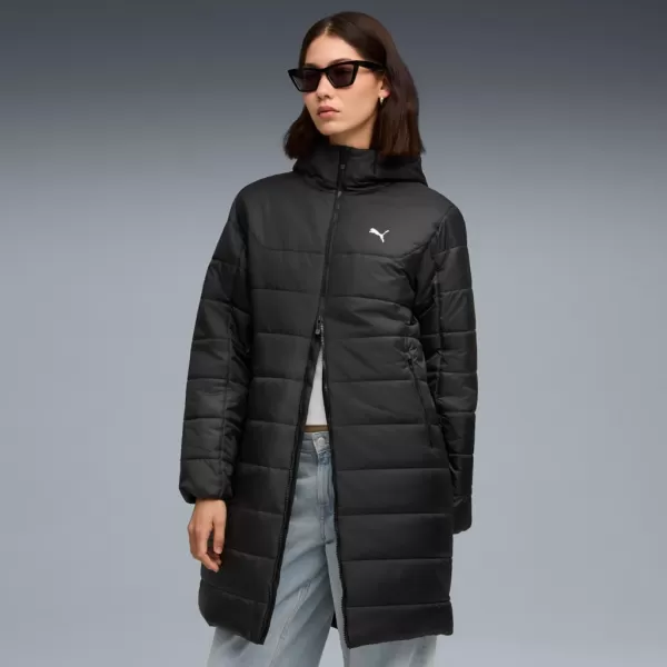  Ženski kaput PUMA ESS HOODED PADDED PARKA 685232-01 CRNA 