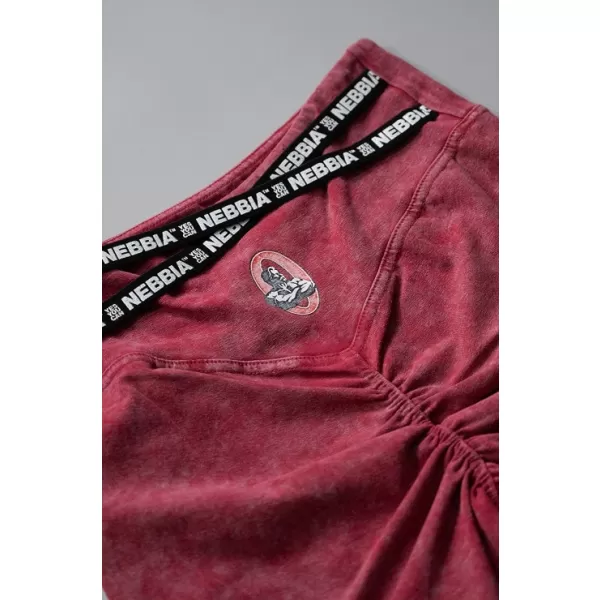  Isprane kratke tajice s visokim strukom HERITAGE 780 RED Nebbia 