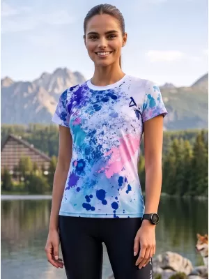 Ženska premium funkcionalna majica ALTISPORT VOJ/ALW055TR01 LJUBIČASTA/PLAVA