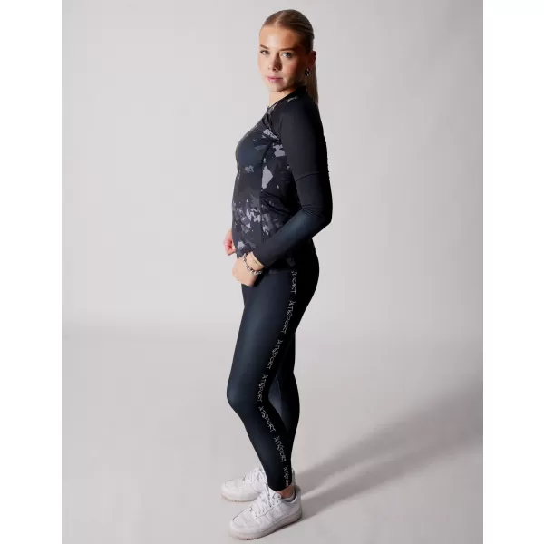  Ženska premium funkcionalna majica dugih rukava ALTISPORT VOJ/ALW110TR03 CRNA 