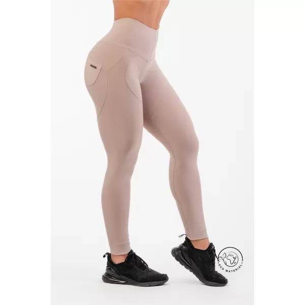  Tajice visokog struka s efektom podizanja Bubble Butt 587 CREAM Nebbia 