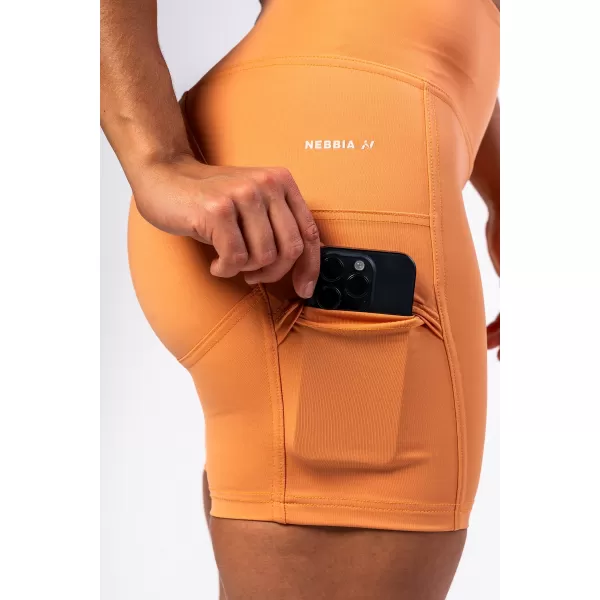  Biciklističke hlače s visokim strukom ELITE 467 ORANGE Nebbia 