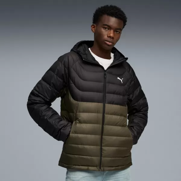  Muška jakna PUMA PACKLITE HOODED DOWN JACKET 685221-70 ZELENA 