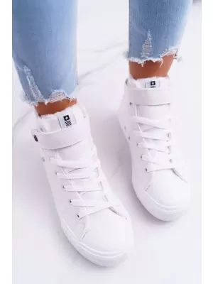 Ženske kožne gležnjače BIG STAR V274541FW WHITE Big Star Shoes