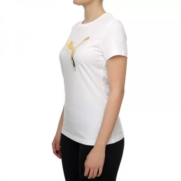  Košulja PUMA ESS METALLIC TEE 684995-52 BIJELA BOJA 