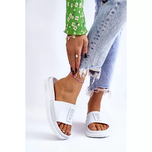  Ženske papuče BIG STAR LL274428 WHITE Big Star Shoes 