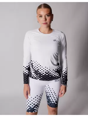 Ženska premium funkcionalna majica dugih rukava ALTISPORT VOJ/ALW109TR03 CRNO-BIJELO