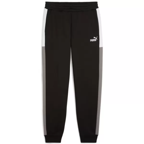  Muške trenirke PUMA ESS BLOCK SWEATPANTS FL CL 684688-01 CRNA 