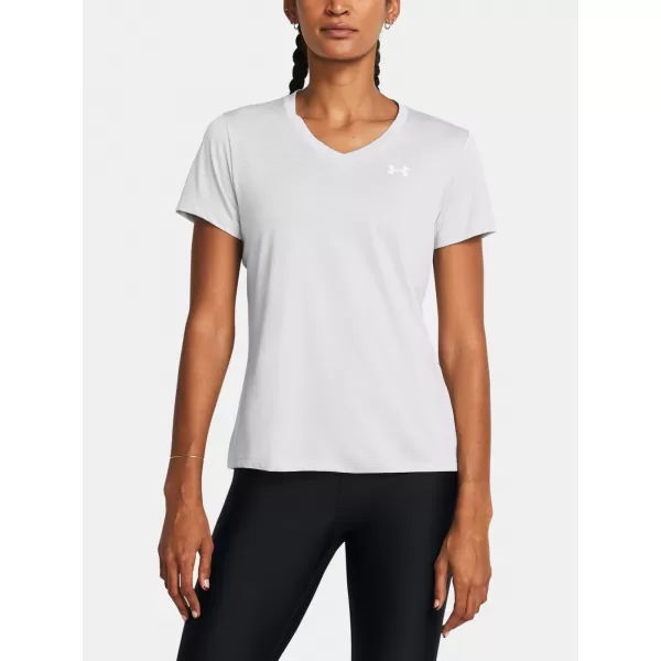  Ženska majica kratkih rukava UNDER ARMOUR TECH SSV- TWIST 1384227-014 SIVA 