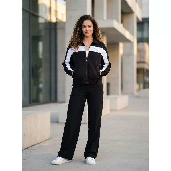  Ženska jakna PUMA T7 RELAXED TRACK JACKET 632137-01 CRNI 