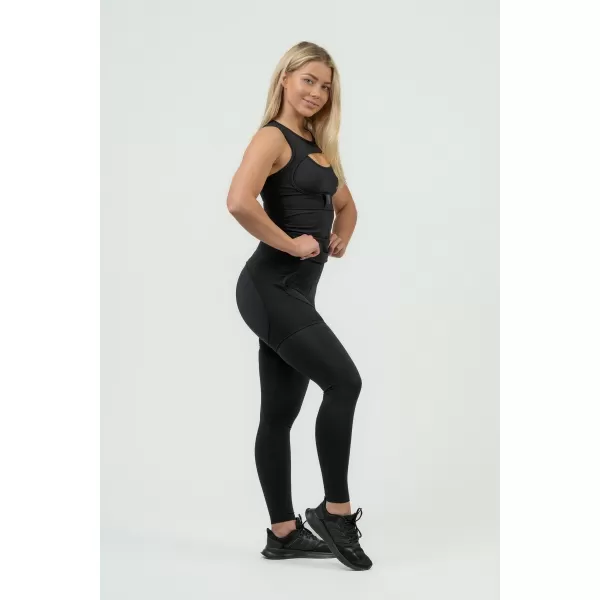  Ženske sportske tajice s INTENSE Mesh 838 BLACK Nebbia 