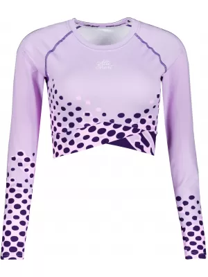 Ženski funkcionalni vrhunski skraćeni top ALTISPORT VOJ/ALW109TR04 LILA